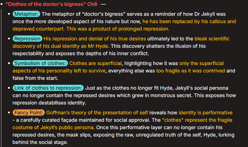 Jekyll and Hyde | Flashcards + Notes