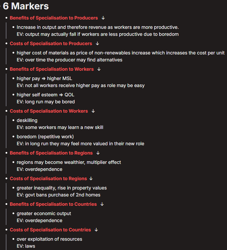 OCR GCSE Economics